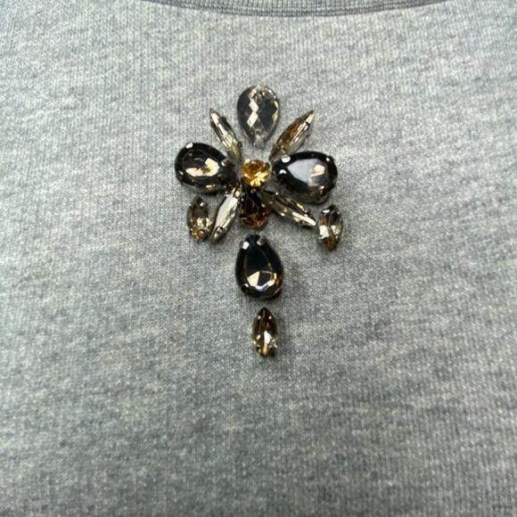 J CREW EMBELLISHED CHANDELIER SWEATSHIRT - Picture 4 of 6
